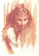 Portrait of Dorelia by A. John