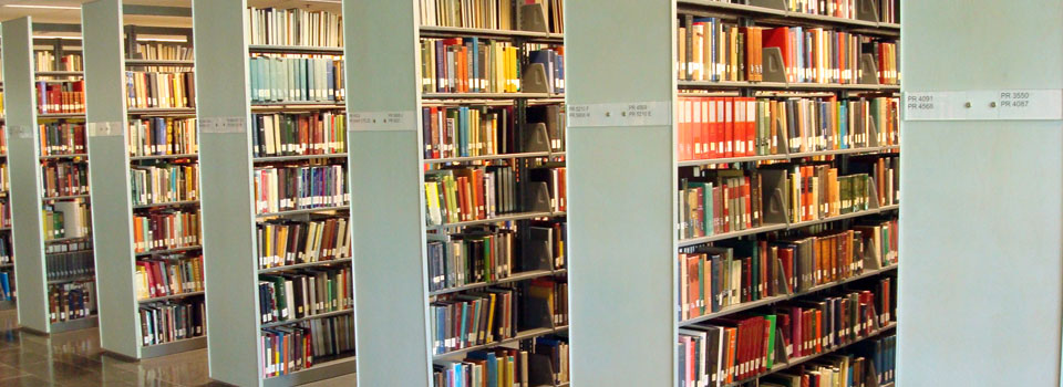 photo of stacks (lower floor)