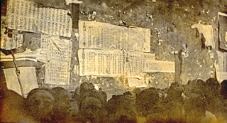 Revolution proclamation, Chengtu, 1911 Credit: Johns Family.