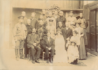 Wedding in Chengtu, c1916 Credit: Johns Family.