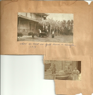 First House in Chengtu, 1913 Credit: Bowles Family  / David Rutherford.