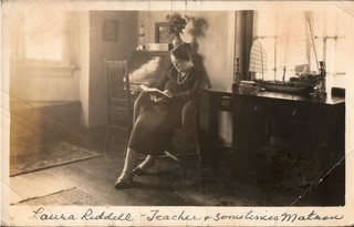 Laura Riddell --Teacher and sometimes Matron, 1930 Credit: Jones Family / Jean Zamin.