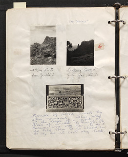 Church at Gao Shih Ti, page from Gertrude Jolliffe's album [page 29] Credit: Jolliffe Family.
