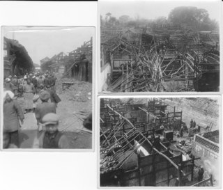 After the Fire in Penghsien:7-9 Nothing on their backs Credit: Bridgman Family.