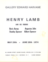Henry Lamb and his friends.. ND497 .L35 A4 1974VUWO