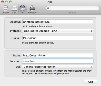 Mac wireless colour printing step four