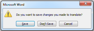 image of saving changes